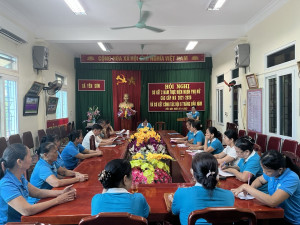 Hội Liên hiệp Phụ nữ xã Yên Sơn tổ chức Hội nghị sơ kết 6 tháng đầu năm 2023 gắn với sơ kết 2 năm thực hiện Nghị quyết Đại hội Phụ nữ các cấp nhiệm kỳ 2021-2026