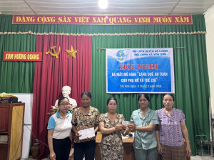 Hội Liên hiệp Phụ nữ xã Yên Sơn ra mắt mô hình “Làng quê an toàn cho phụ nữ và trẻ em”